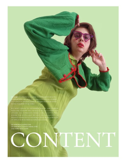 QUADRO MAGAZINE - PEOPLE. LIFE. FASHION. ART. AUGUST (Vol 1235), page 2