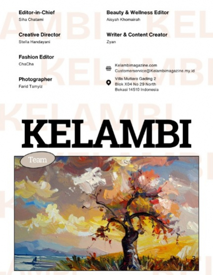 Kelambi Magazine Fine Art Special Interview Sofia E. Falcone July Edition Vol 067, page 3