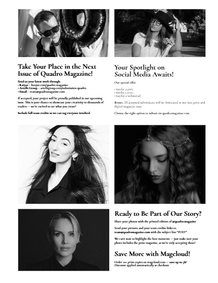 QUADRO MAGAZINE - PORTRAIT AUGUST (Vol 1707), page 3