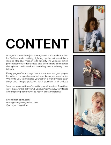 ARTEGO MAGAZINE - PORTRAIT JULY ISSUE 954, page 2
