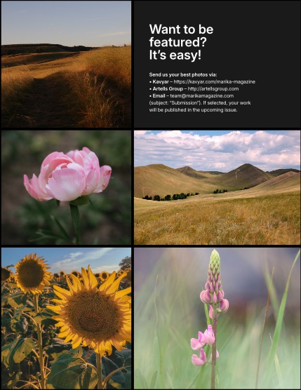 MARIKA MAGAZINE NATURE & TRAVELS (ISSUE 5829 - AUGUST), page 3