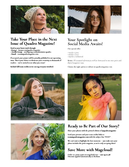 QUADRO MAGAZINE - PORTRAIT AUGUST (Vol 1689), page 3