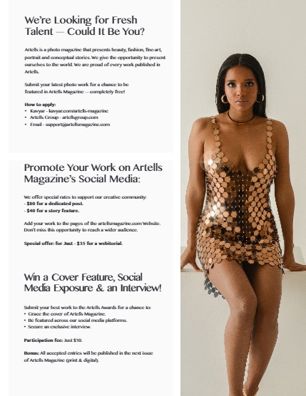 ARTELLS MAGAZINE - PORTRAIT JULY (Vol 3404), page 3