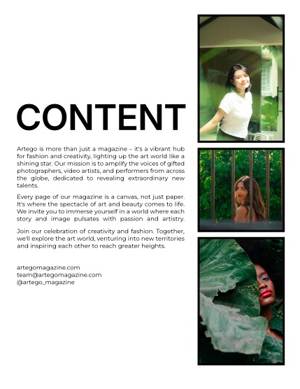 ARTEGO MAGAZINE - PORTRAIT AUGUST ISSUE 1028, page 2