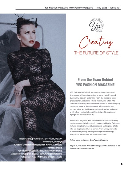 Yes Fashion Magazine, Issue #91, May 2026, Fashion Edition, page 5