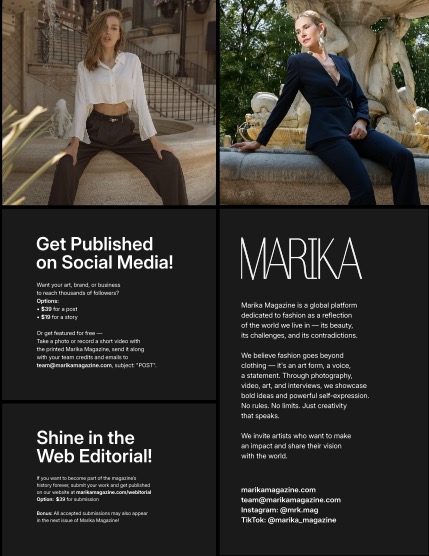 MARIKA MAGAZINE FASHION & GLAMOUR (ISSUE 6340 - JULY), page 2