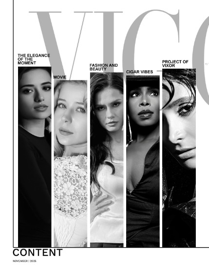 VIGOUR MAGAZINE The Black And White | October 2025 | Issue 01, page 2