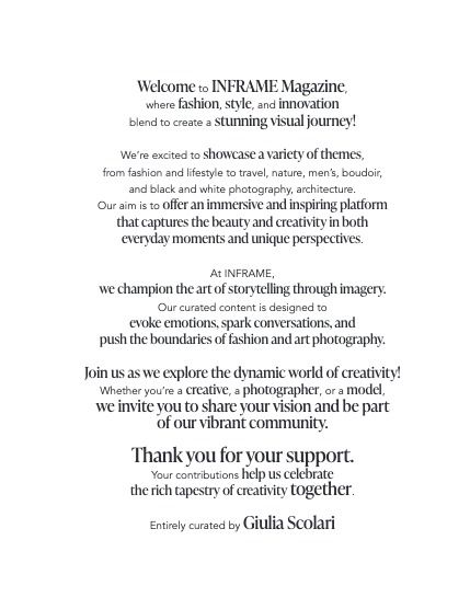 Инфрейм, журнал. Красота и гламур, январь 2025, выпуск 182 (Issue 182 - Beauty and Glamour Edition - January 2025), page 4