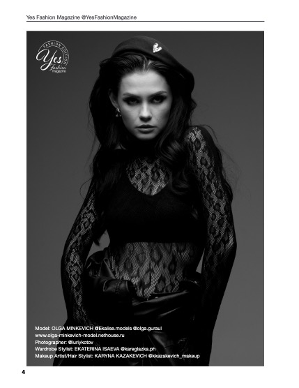 Yes Fashion Magazine, Issue #91, May 2026, Fashion Edition, page 4