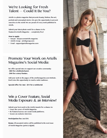 ARTELLS MAGAZINE - PORTRAIT JULY (Vol 3397), page 3
