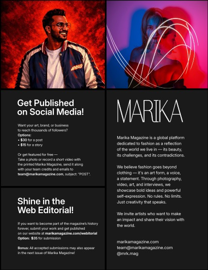 MARIKA MAGAZINE FINE-ART & AI (ISSUE 6231 - April), page 2