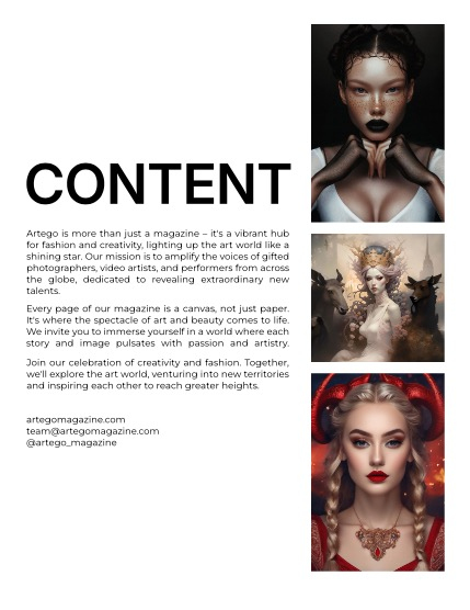 ARTEGO MAGAZINE - FINE-ART & AI MARCH ISSUE 707, page 2