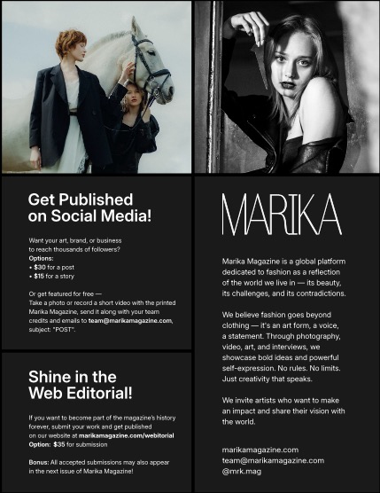 MARIKA MAGAZINE PORTRAIT (ISSUE 5749 - JUNE), page 2
