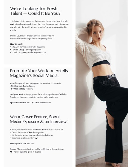 ARTELLS MAGAZINE - PORTRAIT JULY (Vol 3420), page 3