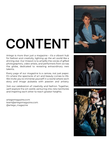 ARTEGO MAGAZINE - MEN DECEMBER ISSUE 1142, page 2