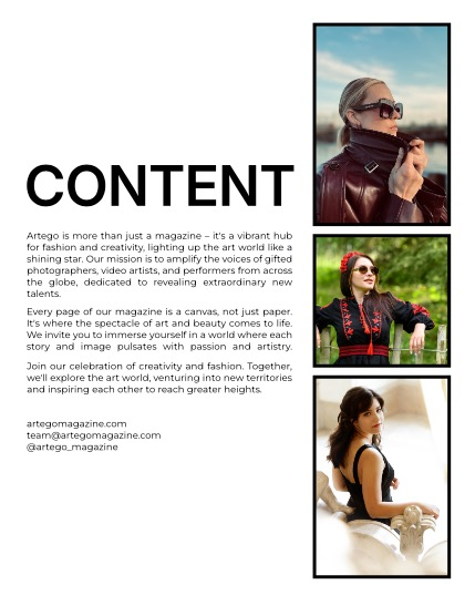 ARTEGO MAGAZINE - PORTRAIT AUGUST ISSUE 1029, page 2