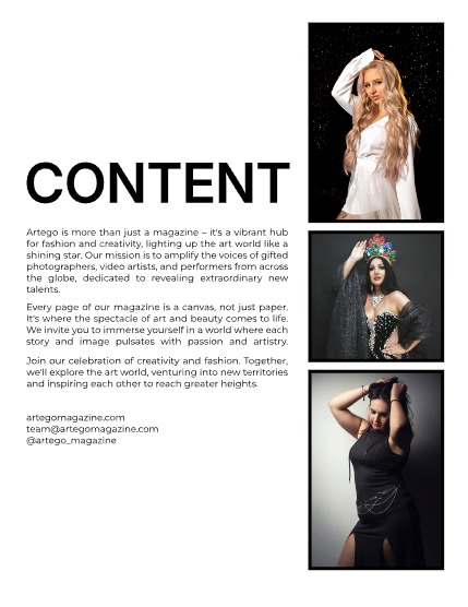 ARTEGO MAGAZINE - PORTRAIT OCTOBER ISSUE 1104, page 2