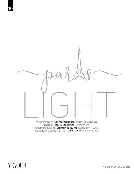 VIGOUR MAGAZINE The Art of Style | April 2026 | Issue 01, page 10