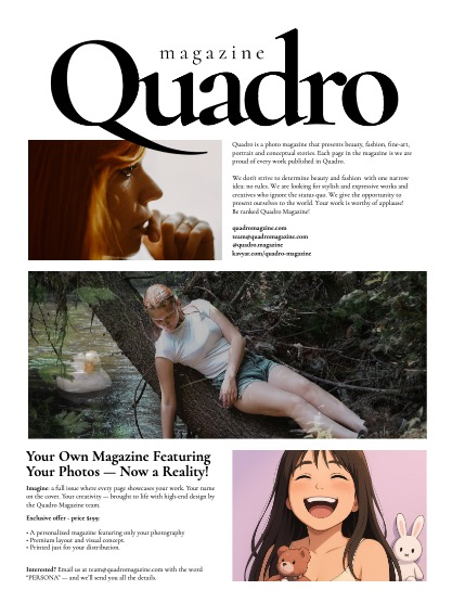 QUADRO MAGAZINE - PEOPLE. LIFE. FASHION. ART. JULY (Vol 1166), page 2