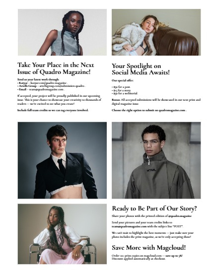 QUADRO MAGAZINE - FASHION & GLAMOUR AUGUST (Vol 1243), page 3