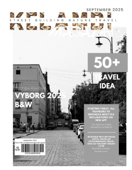 Kelambi Magazine 20th September 2025 Travel Street Building Nature, page 1