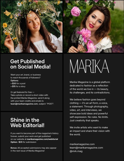 MARIKA MAGAZINE PORTRAIT (ISSUE 5783 - AUGUST), page 2