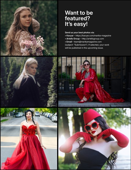 MARIKA MAGAZINE PORTRAIT (ISSUE 5864 - AUGUST), page 3