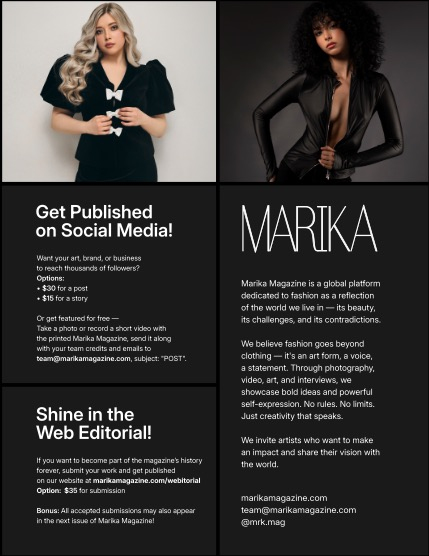 MARIKA MAGAZINE PORTRAIT (ISSUE 6219 - MARCH), page 2