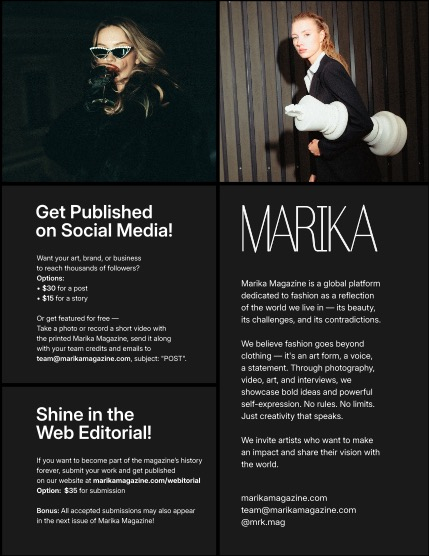 MARIKA MAGAZINE PORTRAIT (ISSUE 6134 - January), page 2