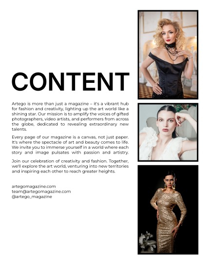 ARTEGO MAGAZINE - FASHION & GLAMOUR APRIL ISSUE 1322, page 2