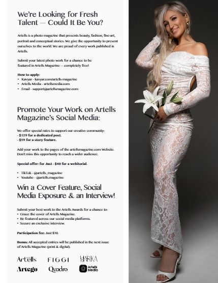 Артеллс, журнал. Мода и гламур, август, выпуск 4223 (ARTELLS MAGAZINE - FASHION & GLAMOUR AUGUST (Vol 4223)), page 3