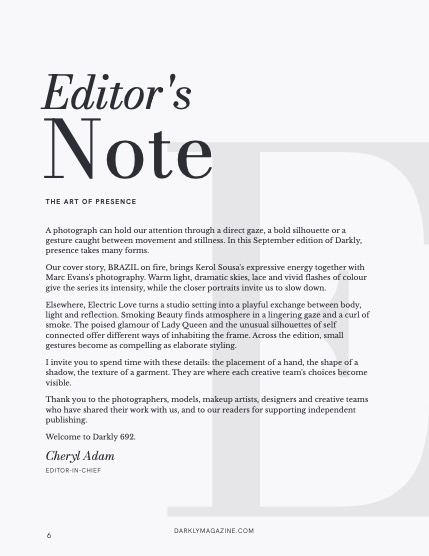 Darkly Issue 692, September 2026, page 6