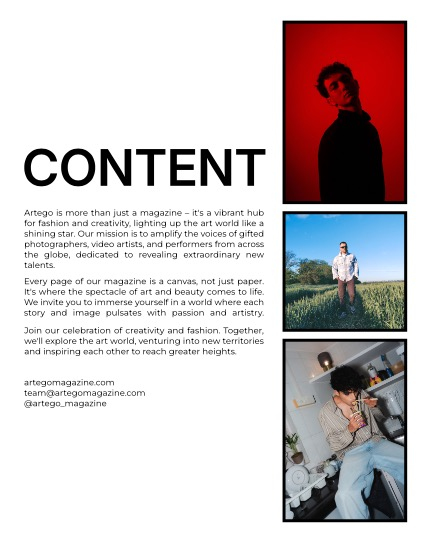ARTEGO MAGAZINE - MEN JUNE ISSUE 891, page 2