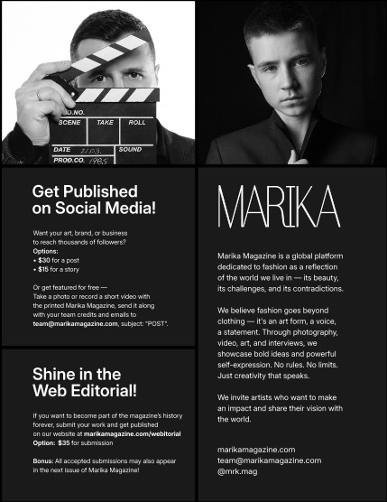 MARIKA MAGAZINE MEN (ISSUE 6240 - April), page 2