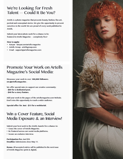 ARTELLS MAGAZINE - PORTRAIT JUNE (Vol 3314), page 3