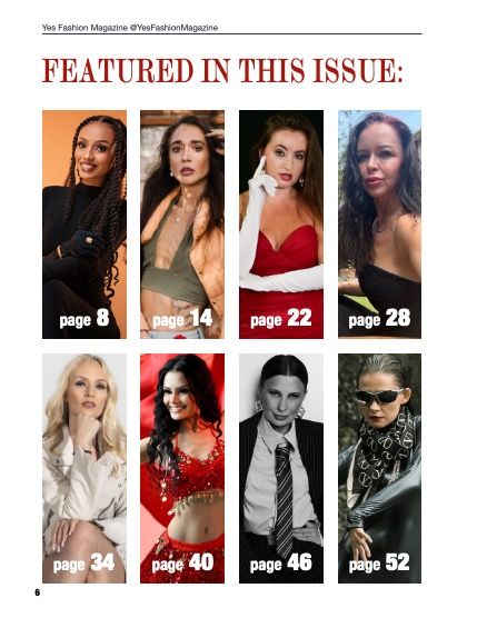 Йес Фэшн, журнал. Мода, сентябрь 2026, выпуск 108 (Yes Fashion Magazine, Issue #108, September 2026, Fashion Edition), page 6