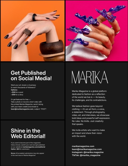 MARIKA MAGAZINE BEAUTY & HAIR (ISSUE 6428 - October), page 2
