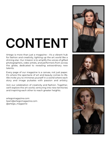ARTEGO MAGAZINE - PORTRAIT MAY ISSUE 860, page 2