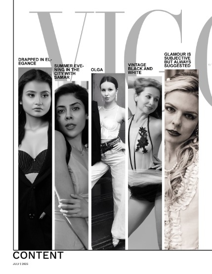 VIGOUR MAGAZINE The Black And White | July 2025 | Issue 02, page 2