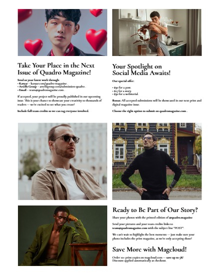 QUADRO MAGAZINE - MEN OCTOBER (Vol 1308), page 3