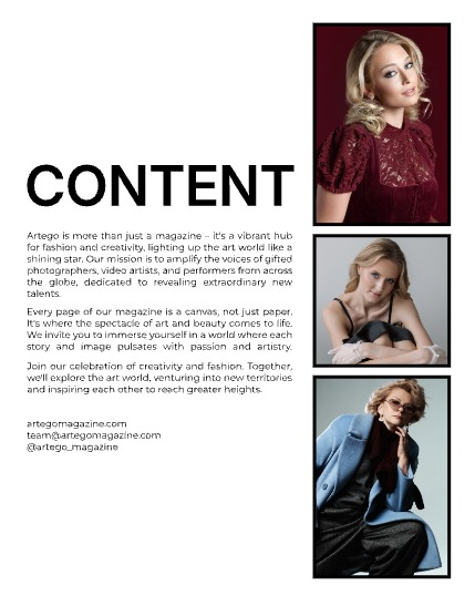 ARTEGO MAGAZINE - PORTRAIT MAY ISSUE 1357, page 2