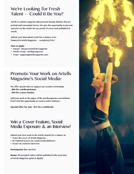 ARTELLS MAGAZINE - PORTRAIT JULY (Vol 3408), page 3