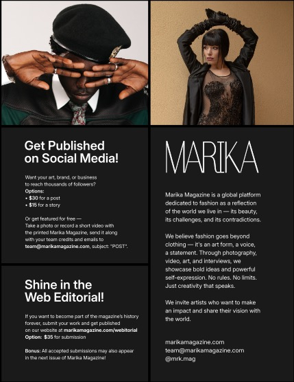 MARIKA MAGAZINE FASHION & GLAMOUR (ISSUE 6127 - January), page 2