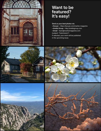 MARIKA MAGAZINE NATURE & TRAVELS (ISSUE 5732 - JUNE), page 3