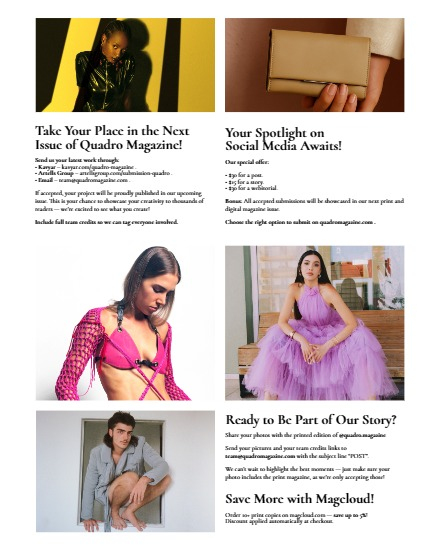 QUADRO MAGAZINE - FASHION & GLAMOUR JULY (Vol 1183), page 3