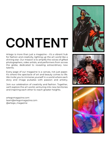 ARTEGO MAGAZINE - EMOTIONS. ART. FASHION JULY ISSUE 974, page 2