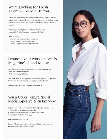 ARTELLS MAGAZINE - FASHION & GLAMOUR AUGUST (Vol 3487), page 3