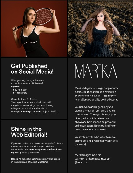 MARIKA MAGAZINE FASHION & GLAMOUR (ISSUE 6012 - NOVEMBER) , page 2