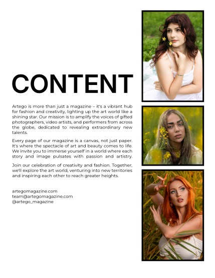 ARTEGO MAGAZINE - PORTRAIT SEPTEMBER ISSUE 1064, page 2