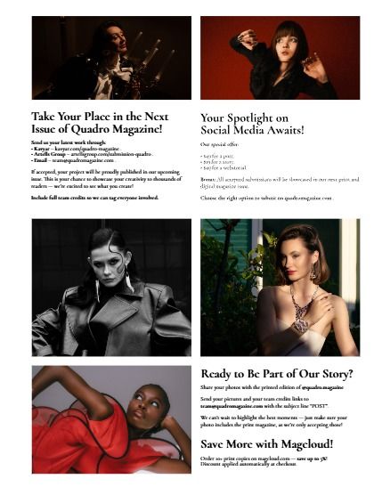 Квадро, журнал. Мода и гламур, октябрь, выпуск 1738 (QUADRO MAGAZINE - FASHION & GLAMOUR OCTOBER (Vol 1738)), page 3